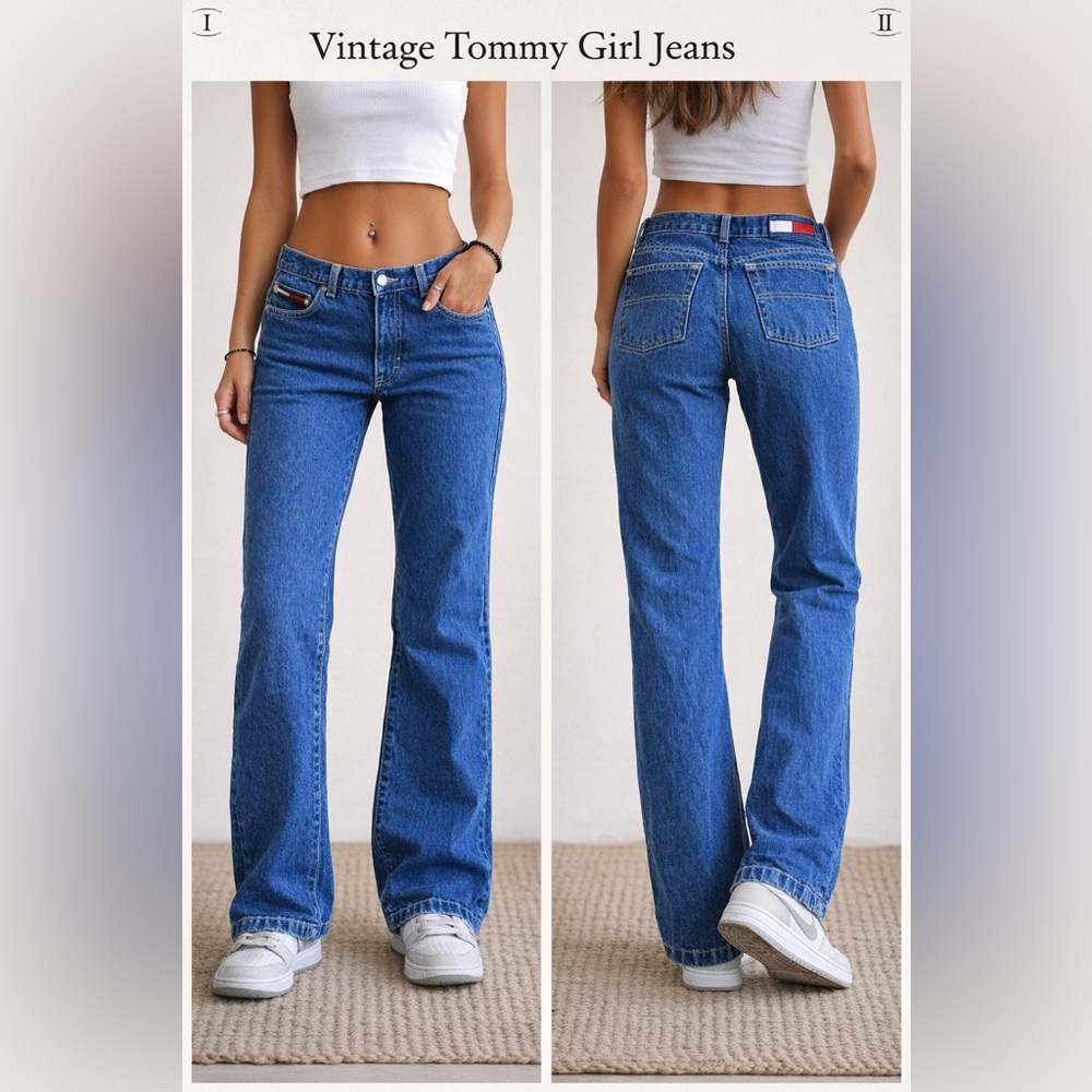 Vintage Y2K Tommy Girl Bootcut jeans